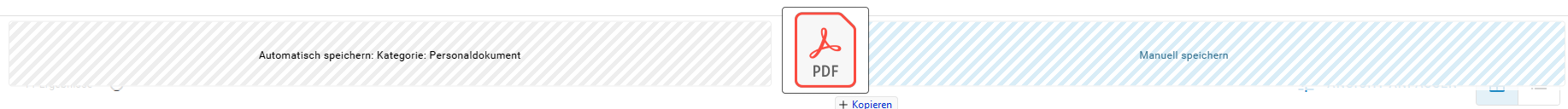 Sie sehen den „Drag-and-Drop“-Bereich für die Ablage eines Dokumentes.